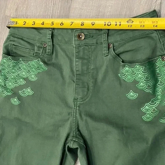 Disney Her Universe Little Mermaid Ariel Scale Pants Junior size 7 Green - Picture 6 of 11